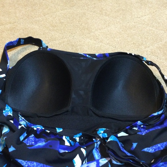 Swim 365 X Swimsuits For All NWOT Tank Overlay Swim Romper, 14 - Picture 6 of 8